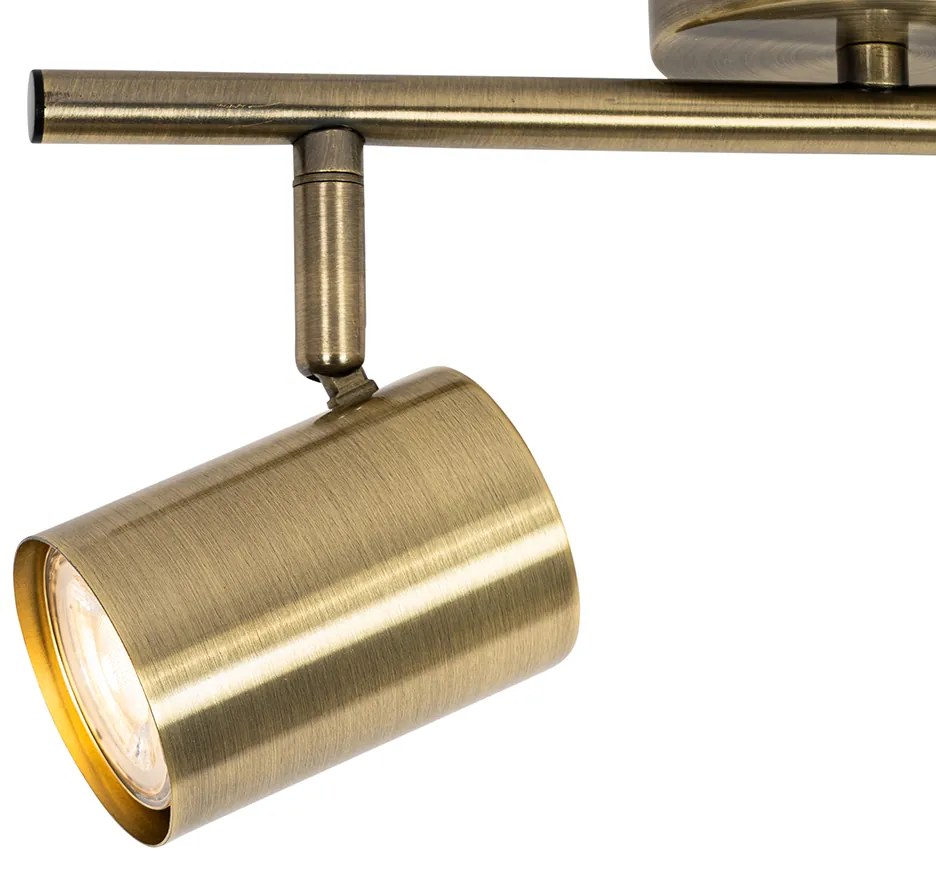 Модерен прожектор бронз наклоняем 2-светлина - Jeana