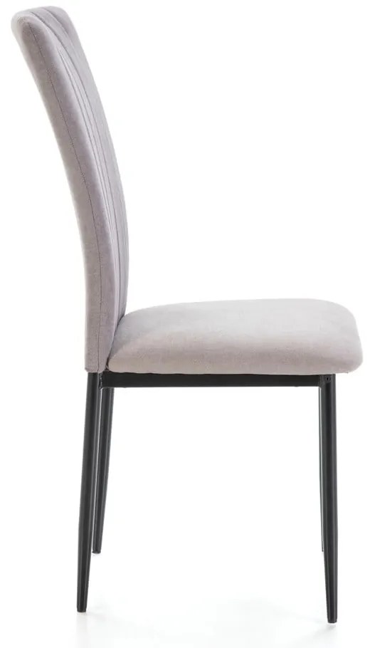 Светлосиви трапезни столове в комплект от 4 бр. Holly – Marckeric