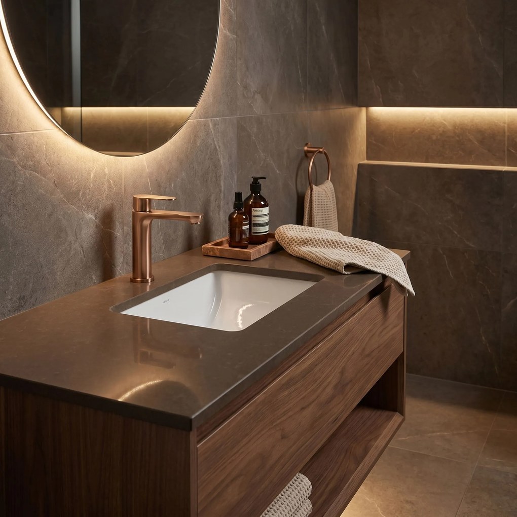 Смесител за баня Rea Logan Brush Copper