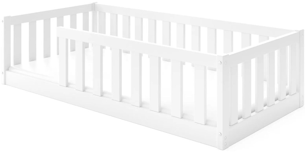 Детско легло Bellissimo-Бяло-80 x 160