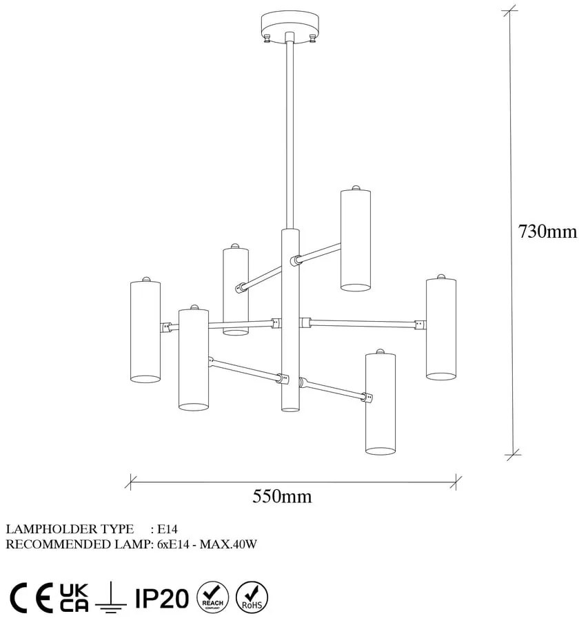Висящо осветително тяло в златист цвят с метален абажур Gharib – Opviq lights