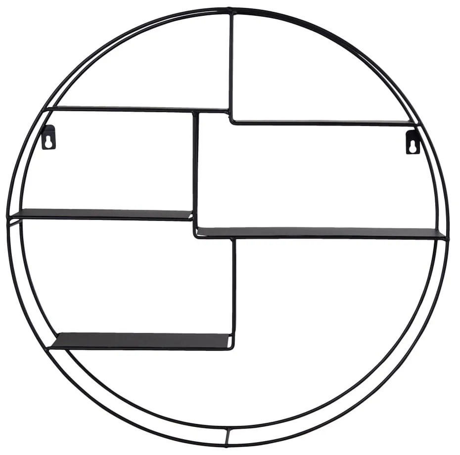 Черен двуетажен метален рафт Genk - House Nordic