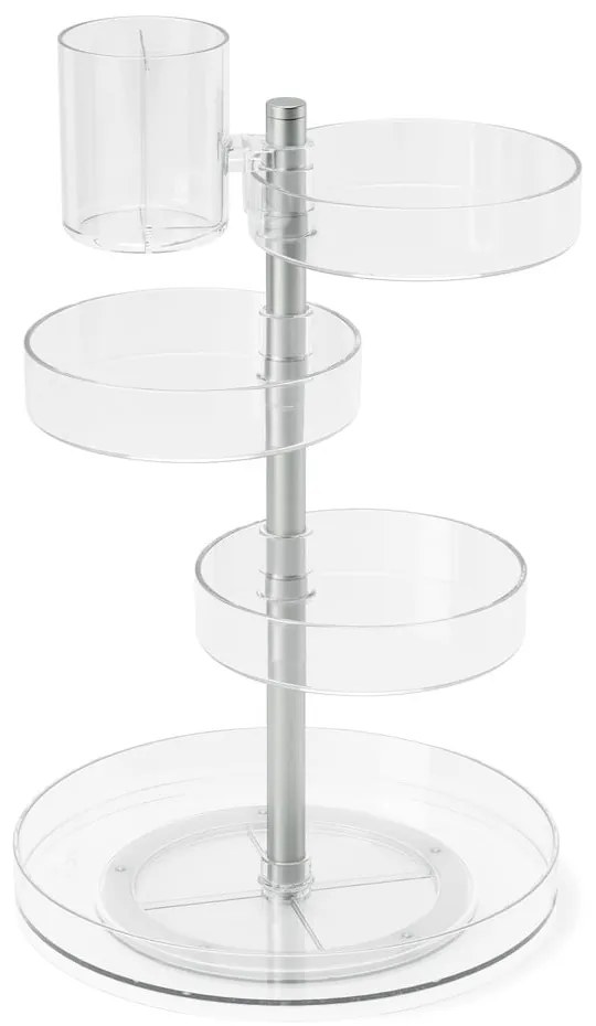 Пластмасов органайзер за козметика за баня/въртящ се Pirouette – Umbra