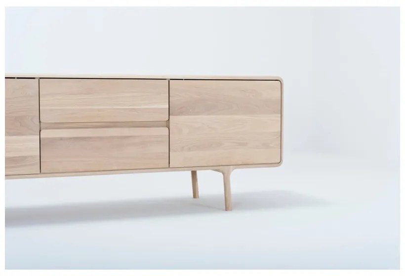 ТВ скрин от масивна дъбова дървесина Fawn - Gazzda