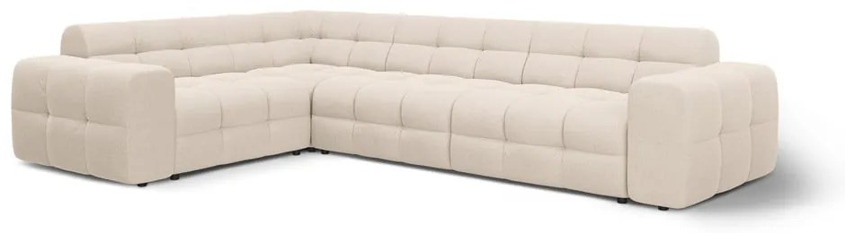 Бежов ъглов диван (ляв ъгъл/L форма) Kendal – Micadoni
