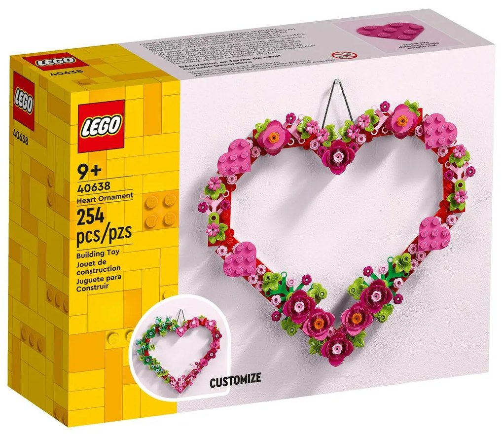 Строителна Игра Lego 40638 Heart Ornament 254 piezas