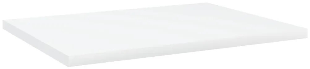 805154 vidaXL Рафтове за етажерка, 4 бр, бели, 40x30x1,5 см, инженерно дърво