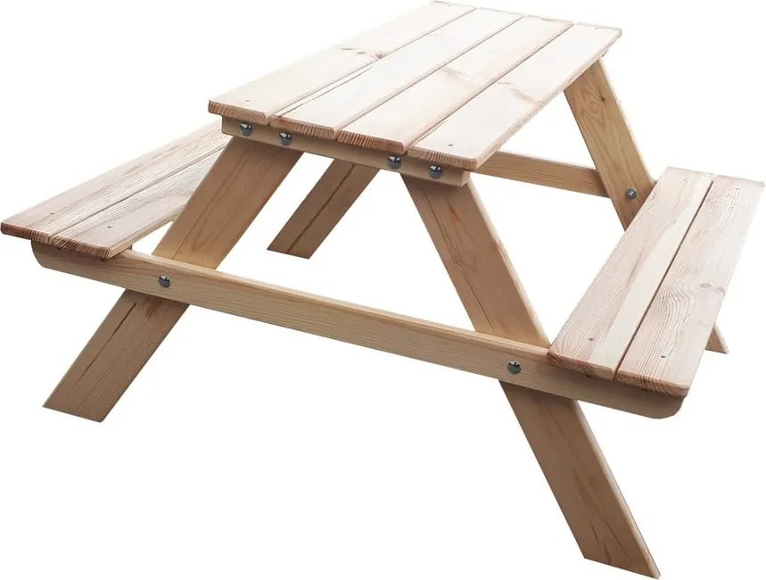 Градински детски комплект за хранене от борова дървесина Piknik - Rojaplast