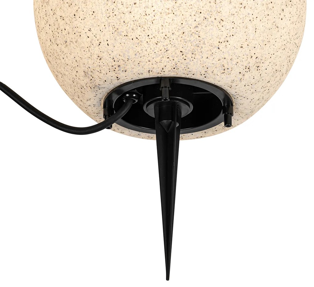 Смарт външна лампа сива 25 см IP65 вкл. WiFi A60 - Nura