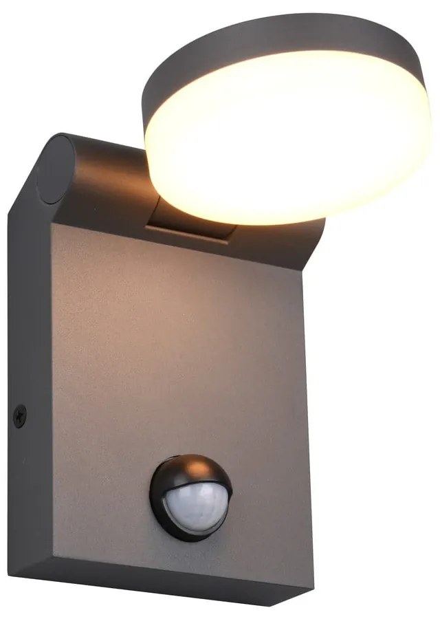 Външно осветително тяло със сензор за движение (височина 19 cm) Adour – Trio