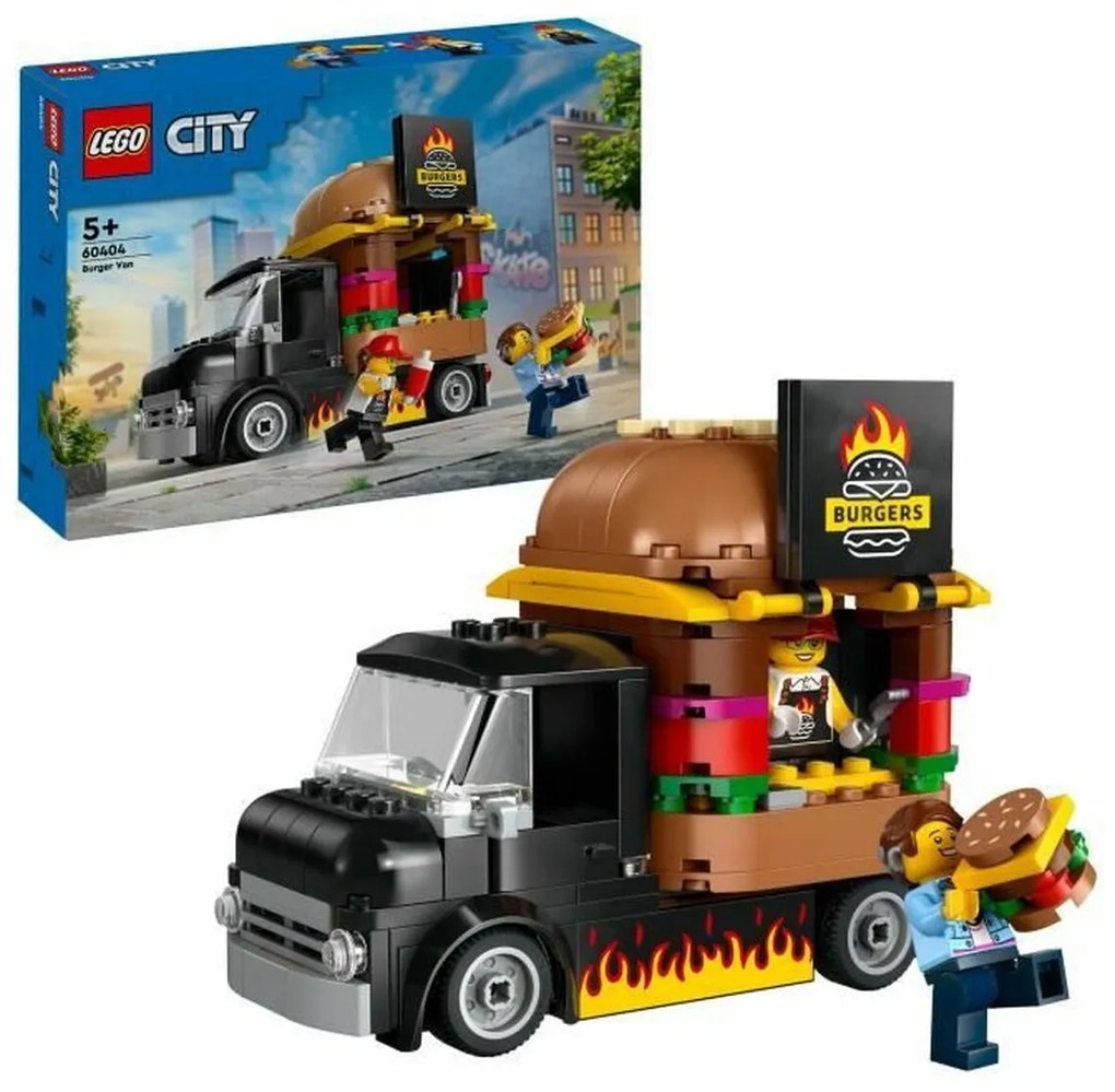 Playset Lego 60404 Hamburger truck