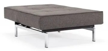 Тъмносив сгъваем фотьойл с метална основа Flashtex Dark Grey Splitback - Innovation