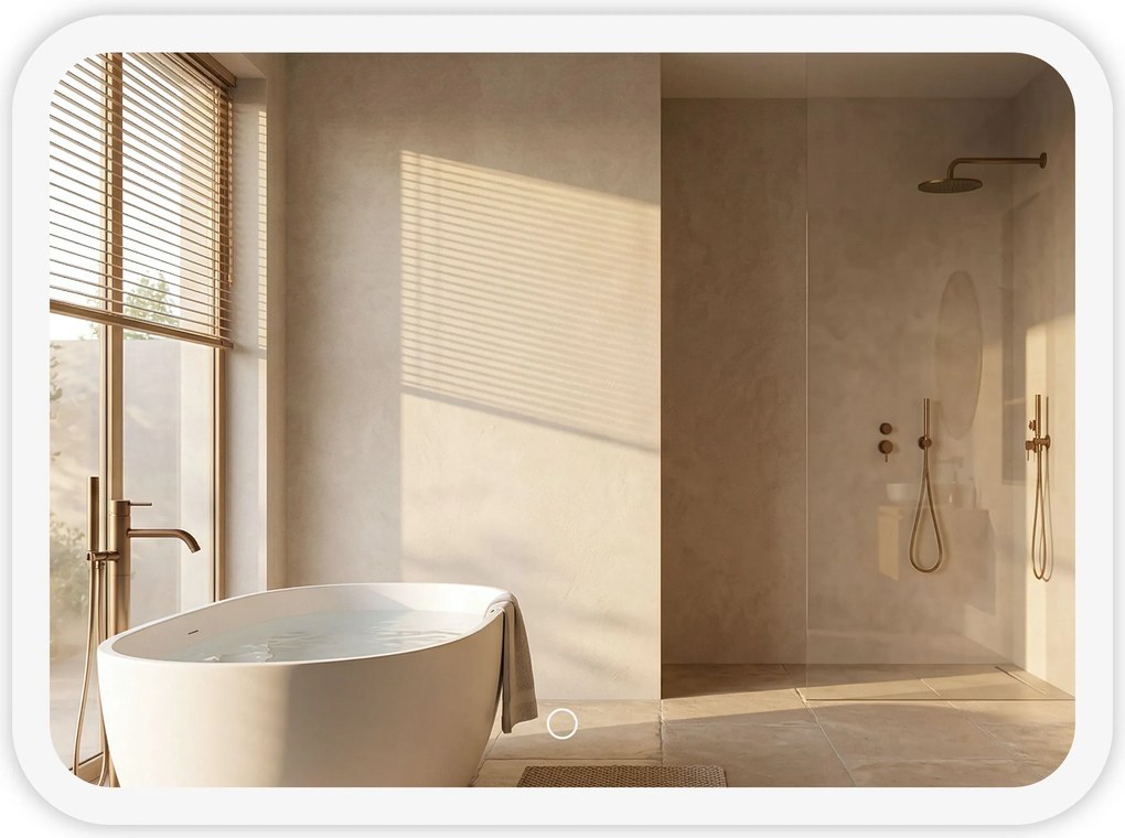 Огледало LED 80x60cm TOP-3