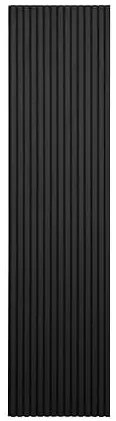 Декоративен aкустичен стенен панел Colva, 240x60 cm, MDF - Черно дърво