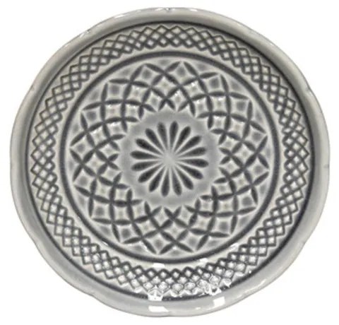 Десертна чиния от сив фаянс , ⌀ 15 cm Cristal - Costa Nova