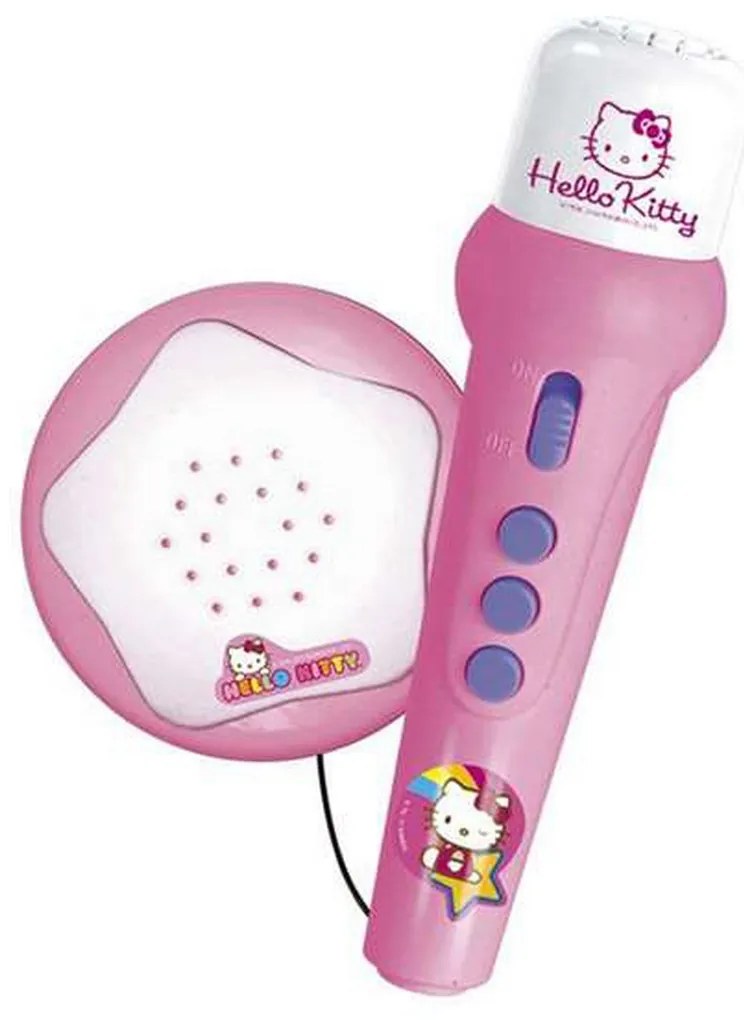 Mикрофон Караоке Hello Kitty Фуксия розов