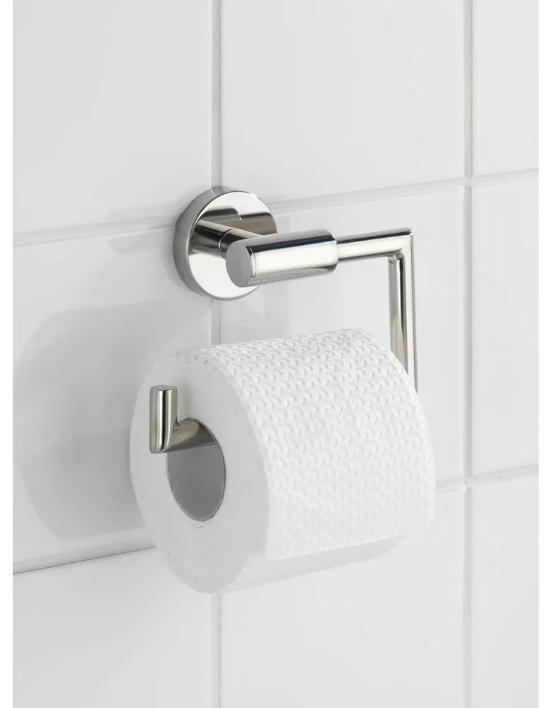 Стенен държач за тоалетна хартия от неръждаема стомана лъскаво сребро Bosio – Wenko