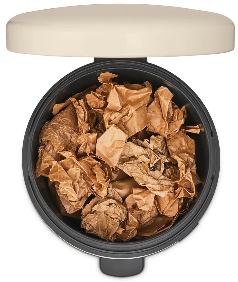 Бежово стоманено кошче за боклук с педал 30 l NewIcon – Brabantia