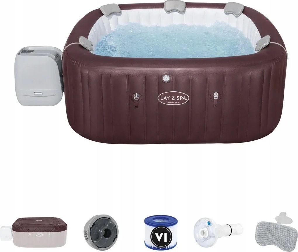 Надуваемо джакузи Bestway® LAY-Z-SPA® Maldives MaxHold 6001U