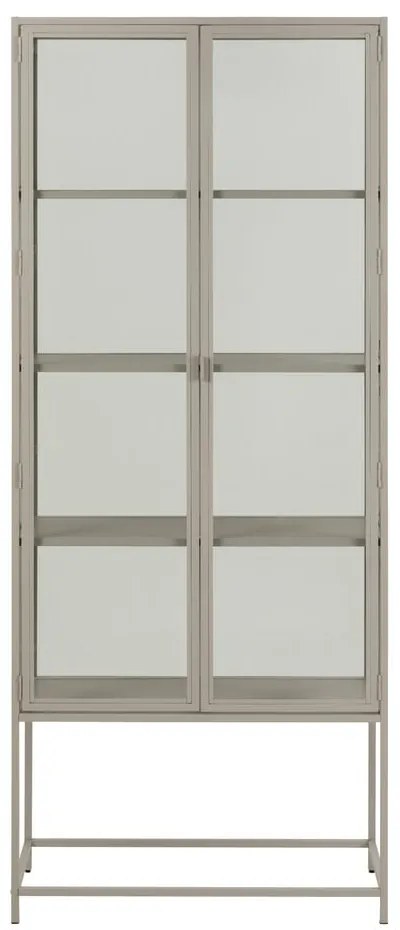 Сива витрина 77x186x35 cm Seaford – Actona