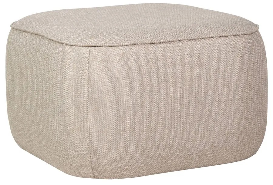 Светлокафява табуретка Cube – Hübsch