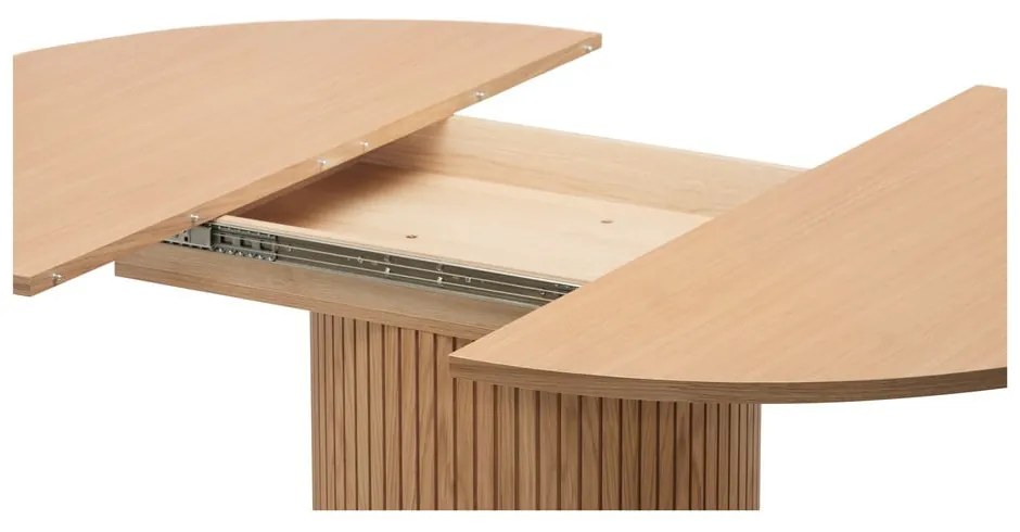 Кръгла сгъваема маса за хранене от дъб ø 115 cm Malaga - Bonami Selection