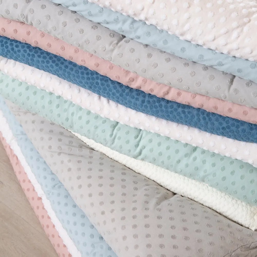 Бежово детско спално бельо за детско креватче със смес от памук 100x135 cm Frosty Almond – Roba