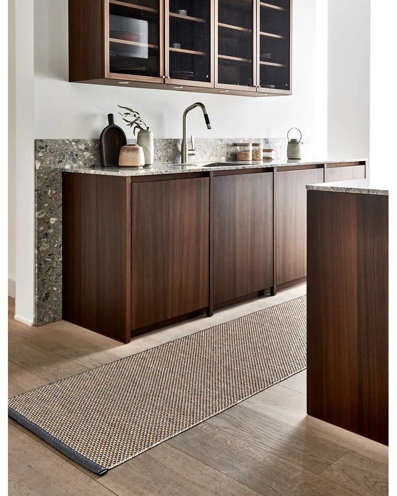 Бежов килим за открито и закрито 85x160 cm Effi Granit – Pappelina