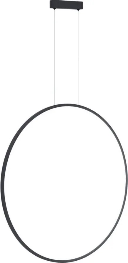 LED полилей на кабел SATURNO LED/46W/230V Ø 80 см IP44 черен