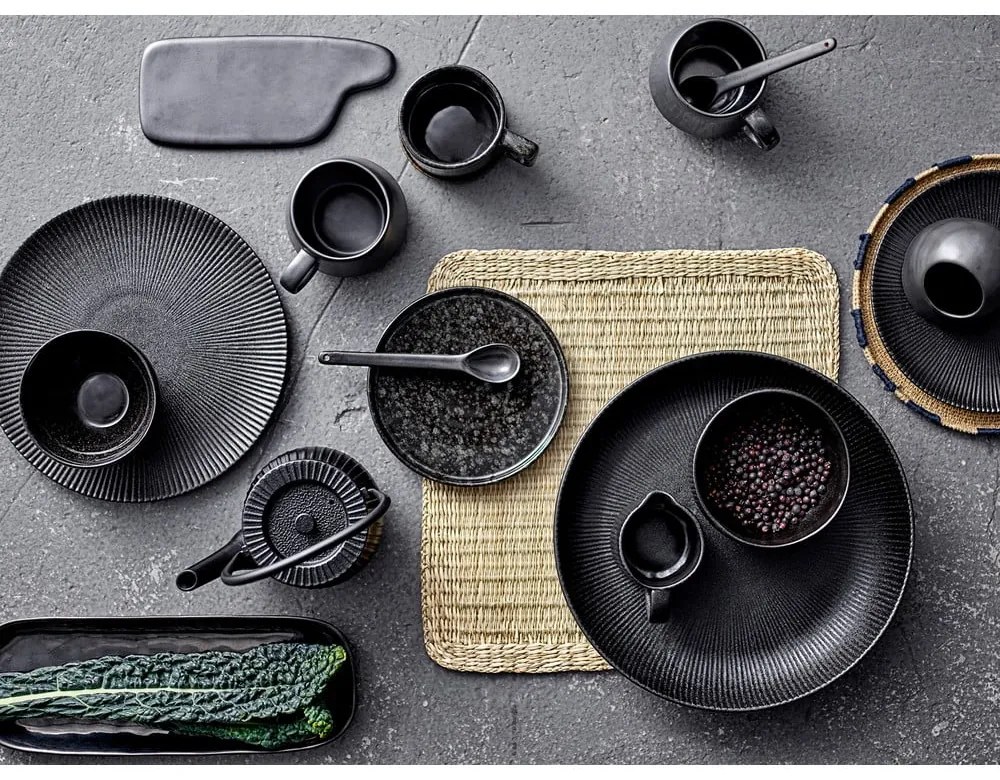 Черна каменна купа , ø 33 cm Neri - Bloomingville