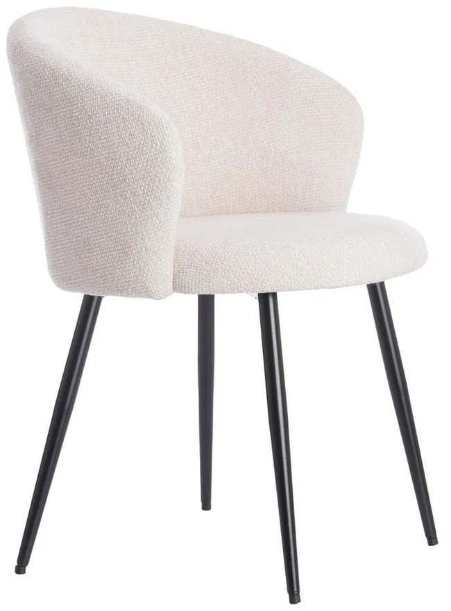 Кремави метални трапезни столове в комплект 2 бр. Radaja – Light &amp; Living