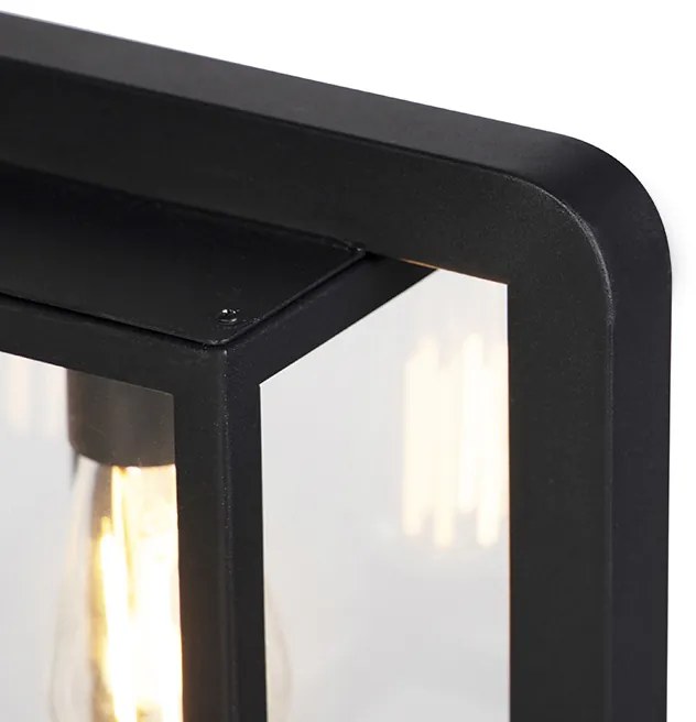 Модерна подова лампа за външен монтаж черна - Rotterdam Balanco