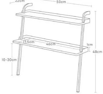 Черна метална стойка за детски обувки Tower - YAMAZAKI