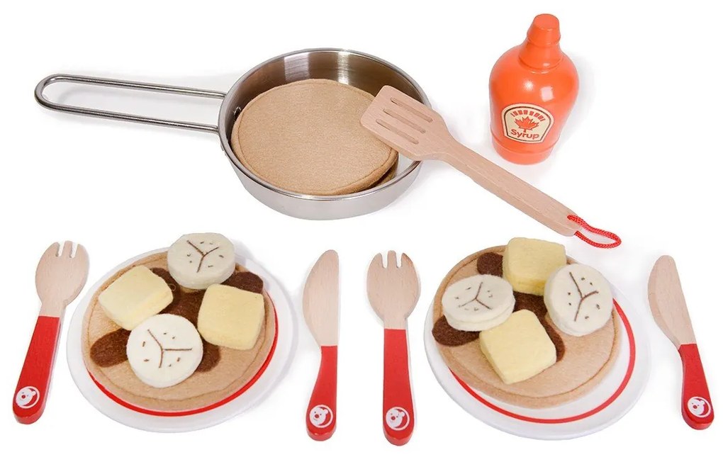 Classic world  -  Детски дървен готварски комплект - палачинки