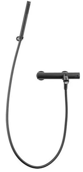 Paffoni - Комплект за вана със смесител LIGHT черен