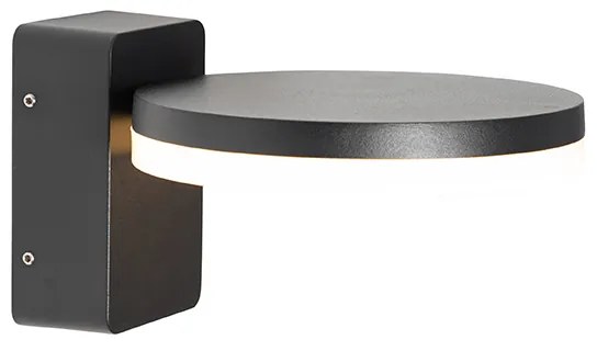 Модерен външен стенен аплик черен с LED IP54 - Esmee