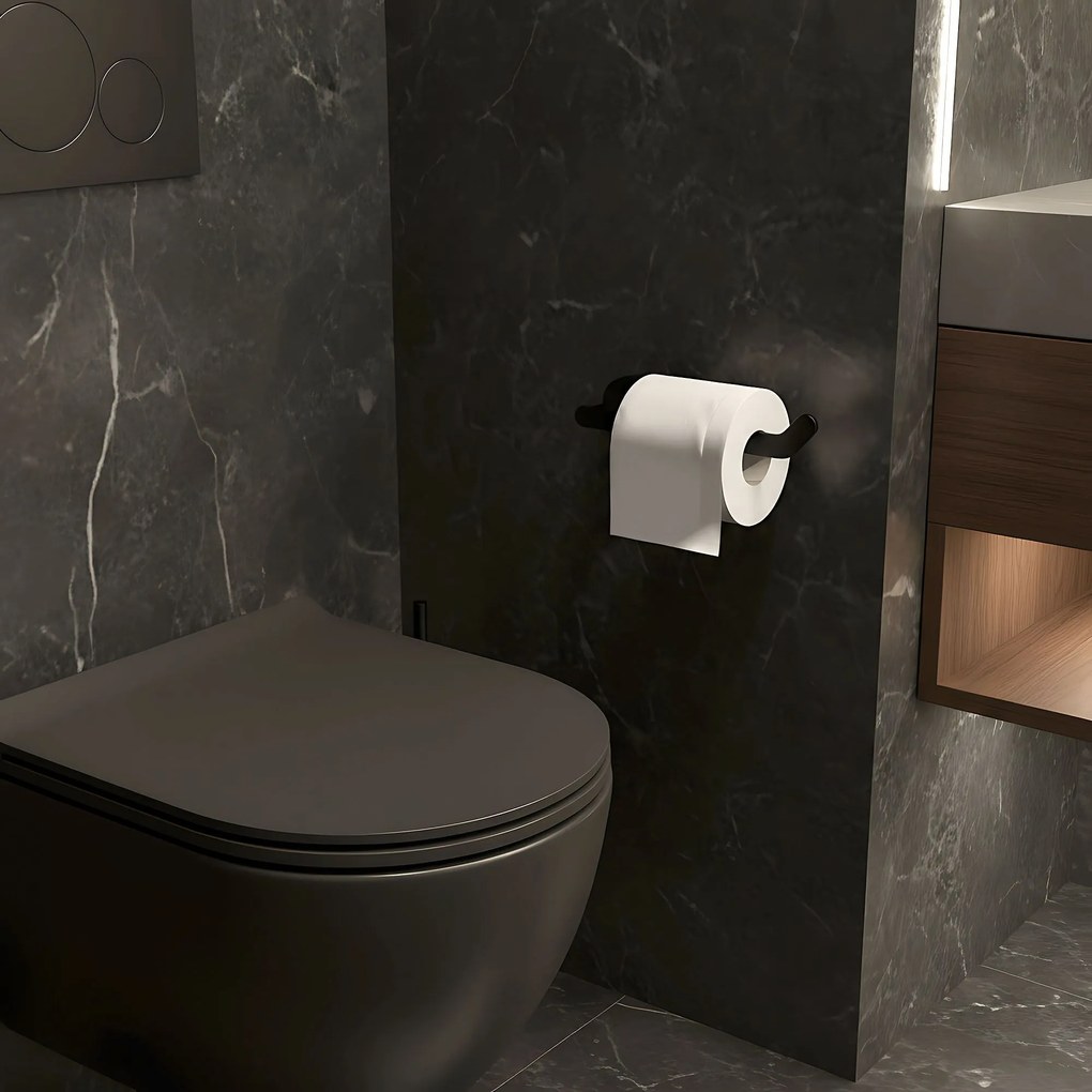 Поставка за тоалетна хартия 109 Til Black