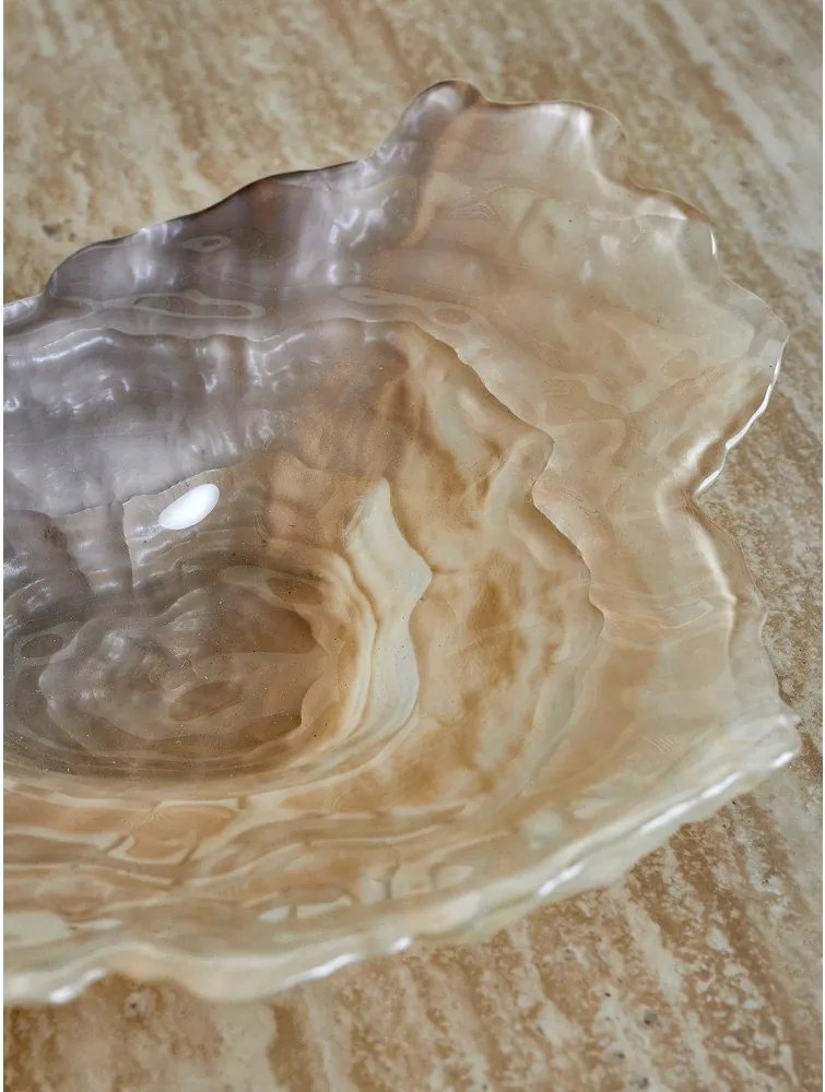 Стъклена декоративна купа 29x38 cm Aiku – Bloomingville