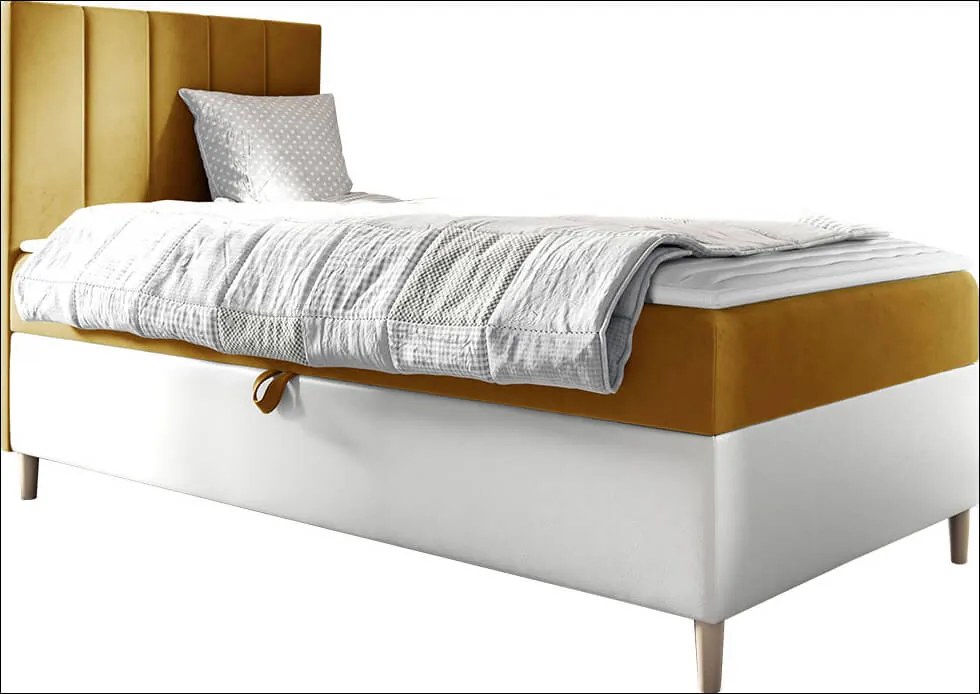 Тапицирано легло Junior Maja I-Portokali-Aristera-100 x 200