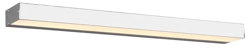 LED лампа за стена в блестящо сребристо (дължина 60 см) Rocco - Trio