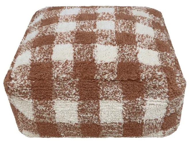 Кафяв детски пуф Vichy Toffee – Lorena Canals