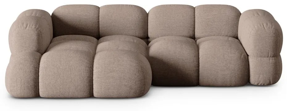 Кафяв ъглов диван (ляв ъгъл) Loretto – Cosmopolitan Design