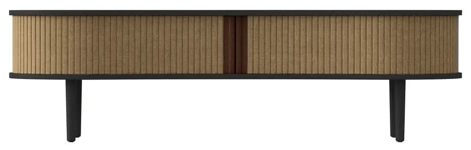 Кафява ТВ масичка от дъб 140x40 cm Audacious - UMAGE