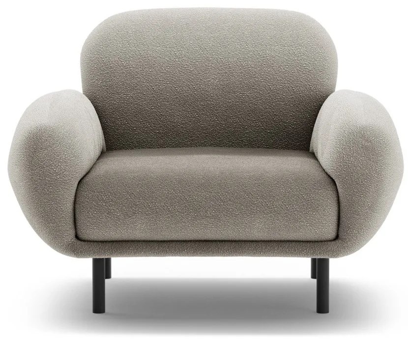 Сиво кресло от букле Poppy – Micadoni