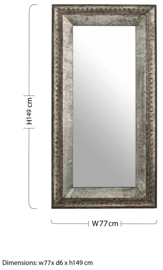 Стенно огледало 77x149 cm Elementary - Premier Housewares