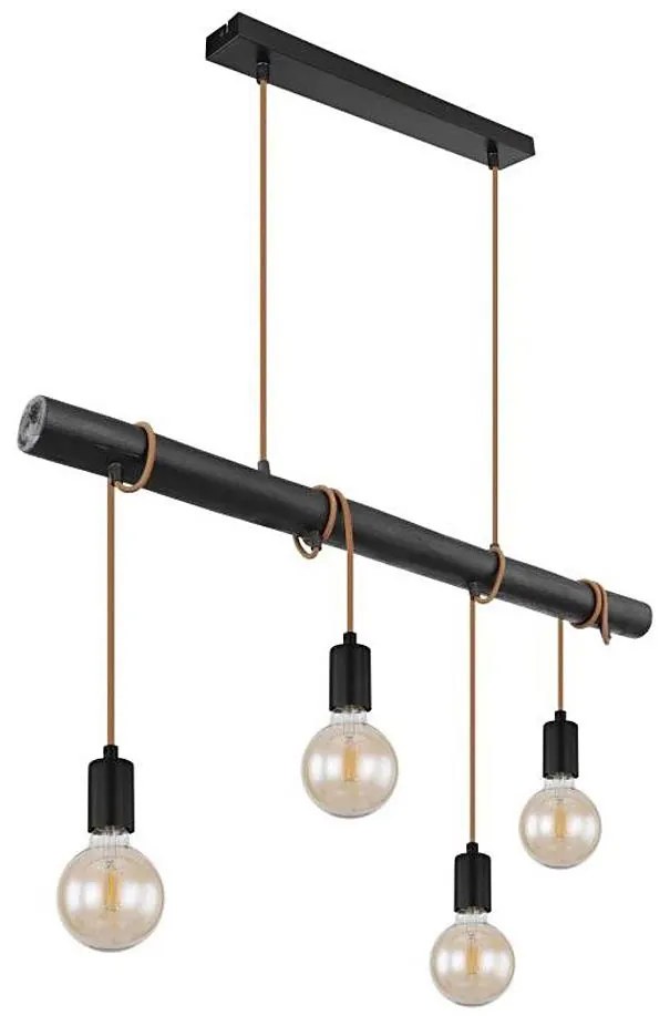 Globo 15459-4H - Пендел LEO 4xE27/60W/230V