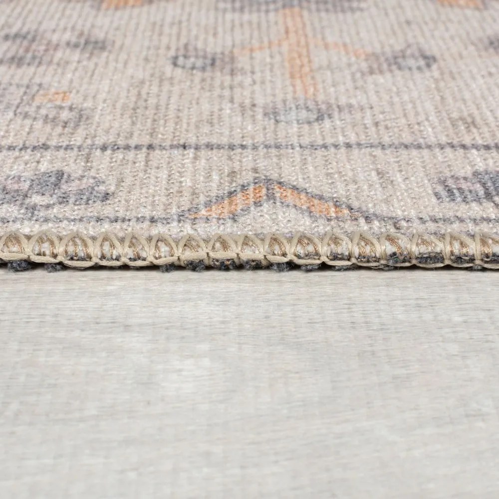 Кремав килим подходящ за пране 152x230 cm Teo Traditional – Flair Rugs