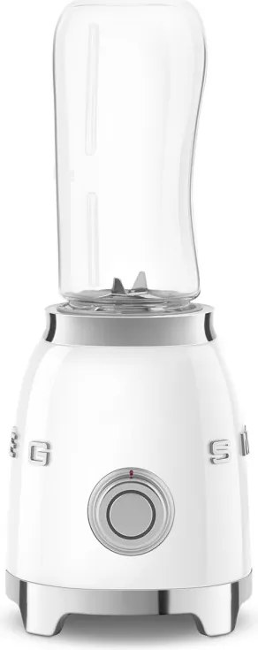 Блендер Smeg PBF01WHEU, 300W, 2x 600 мл, 20000-24000 об/мин, Противоплъзгаща основа, Без BPA, Неръждаема стомана, Бял
