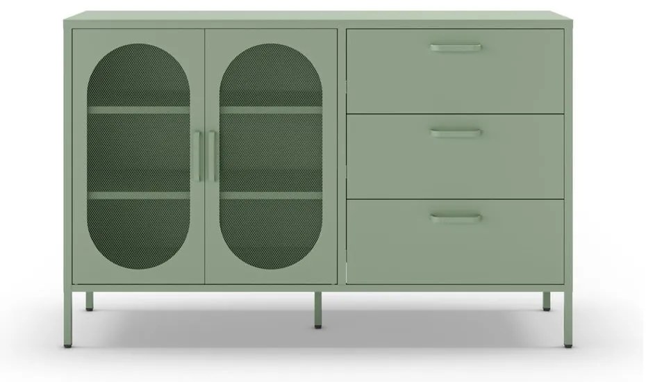 Скрин в цвят мента 140x90 cm Diora – Marckeric