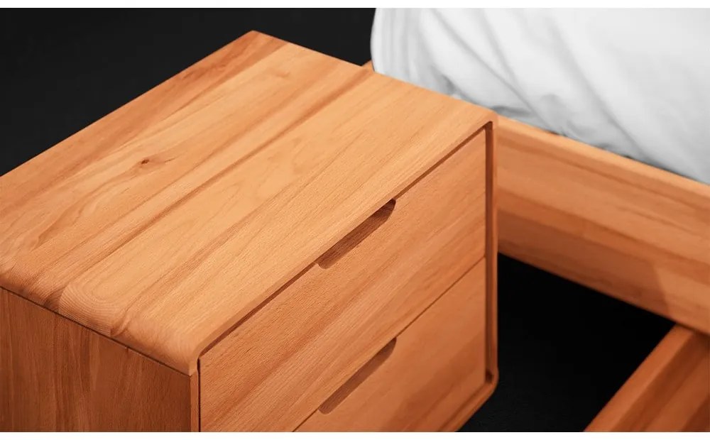 Нощно шкафче от букова дървесина Greg - The Beds